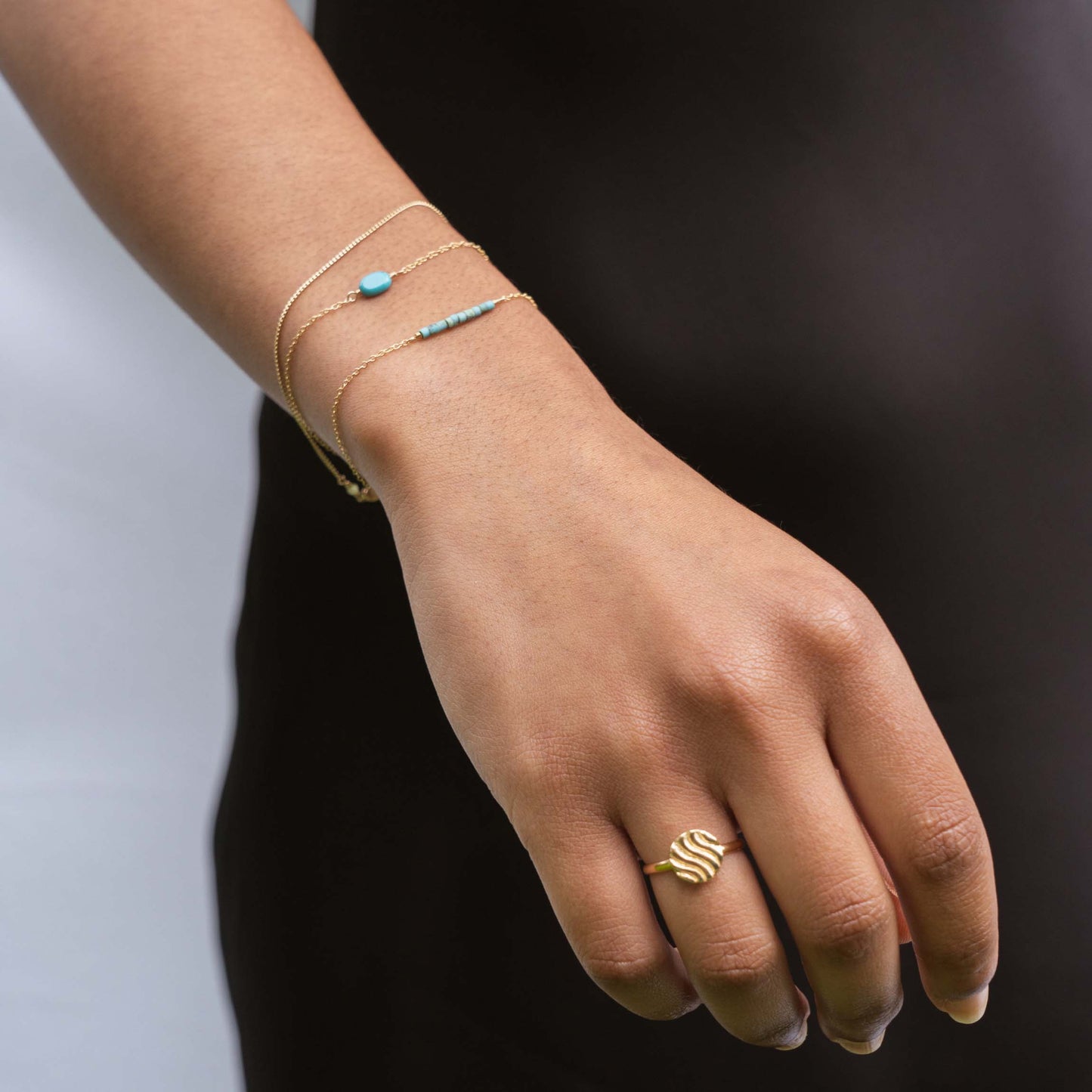 Gouden gold filled armbandjes