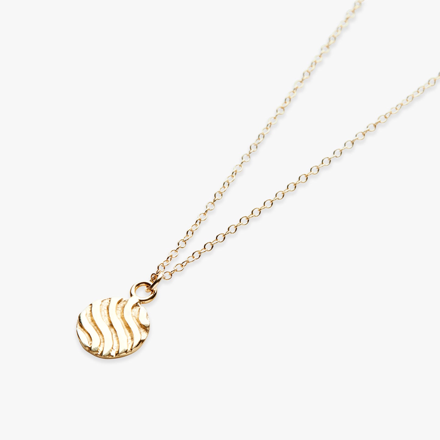 Little Dunes pendant necklace gold filled