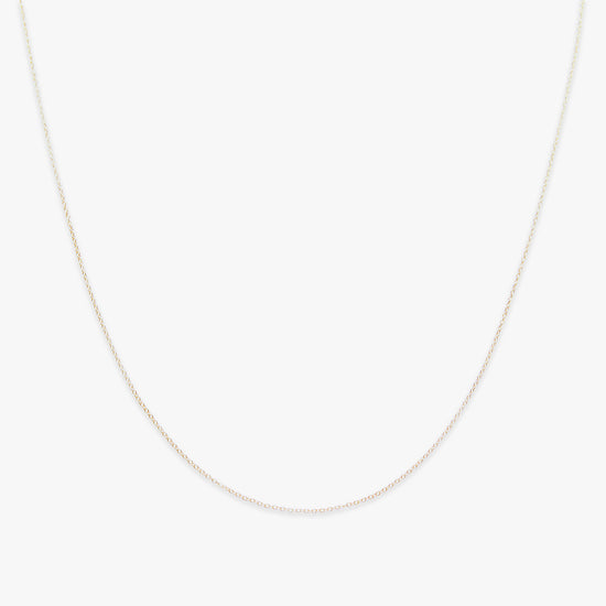 Basic oval chain necklace gold filled