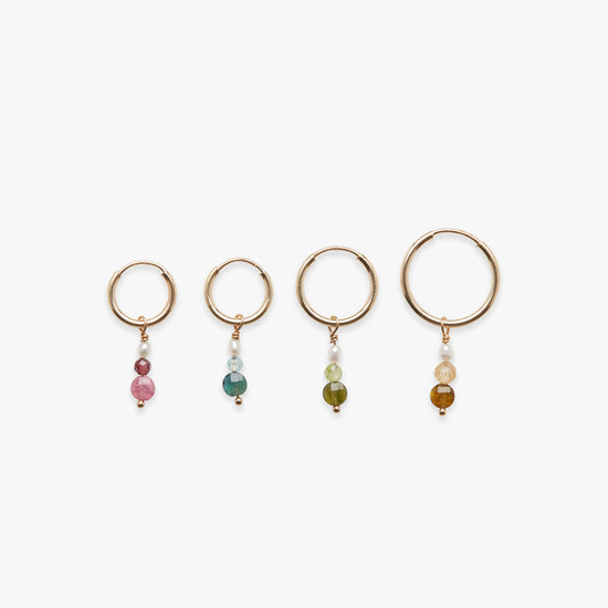 Endless Soiree charm small earring gold filled