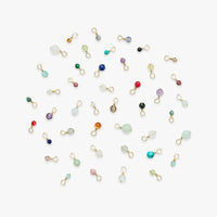 Add-on single gemstone charm gold filled