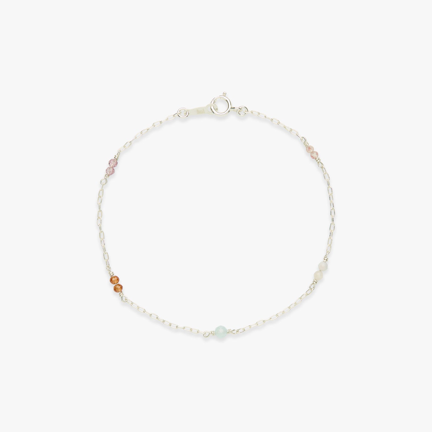 Candy Sunset palette bracelet silver