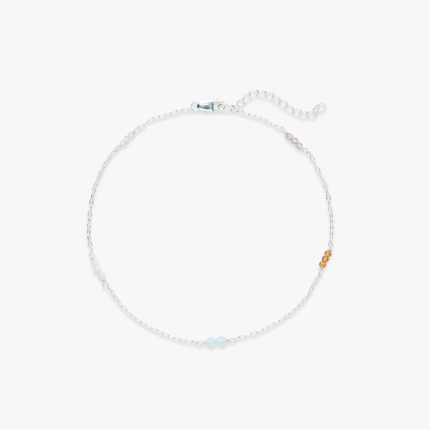 Candy Sunset palette anklet silver