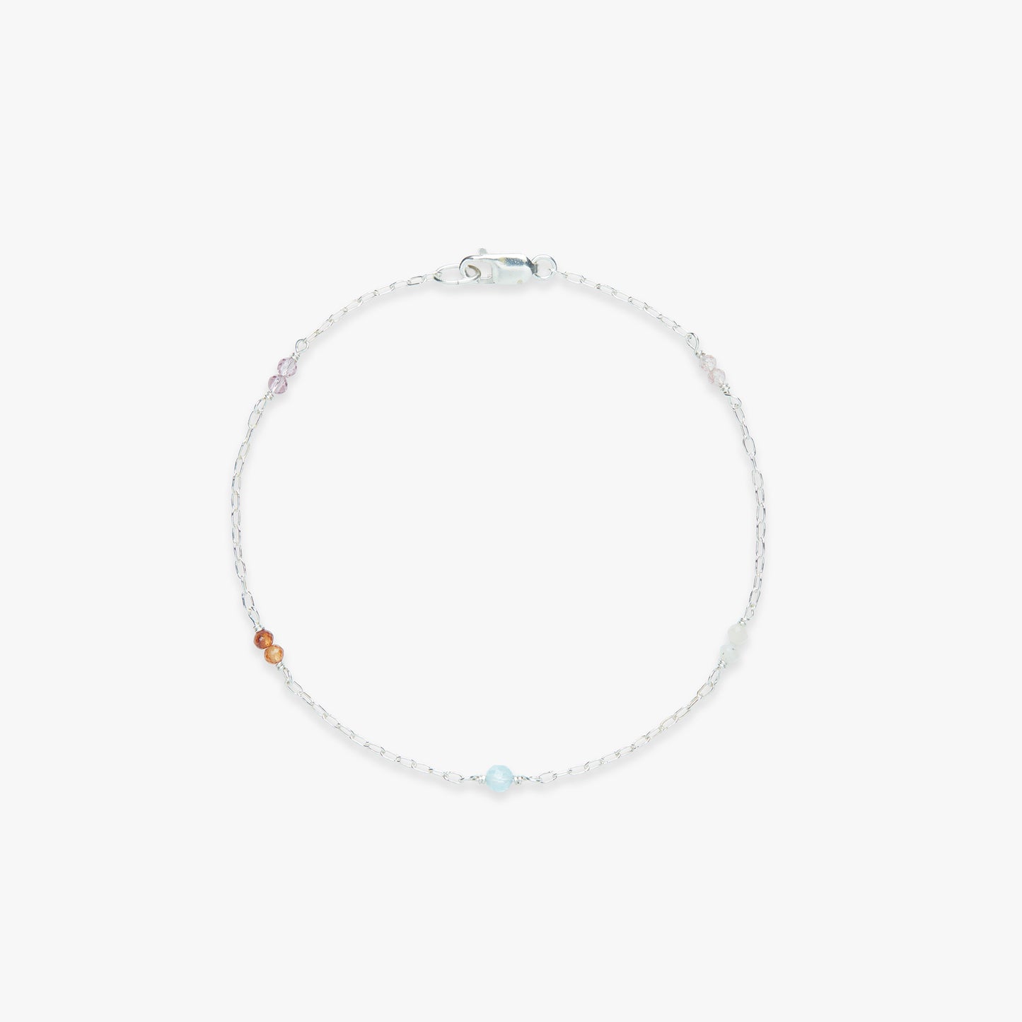 Load image into Gallery viewer, Candy Sunset palette bracelet silver
