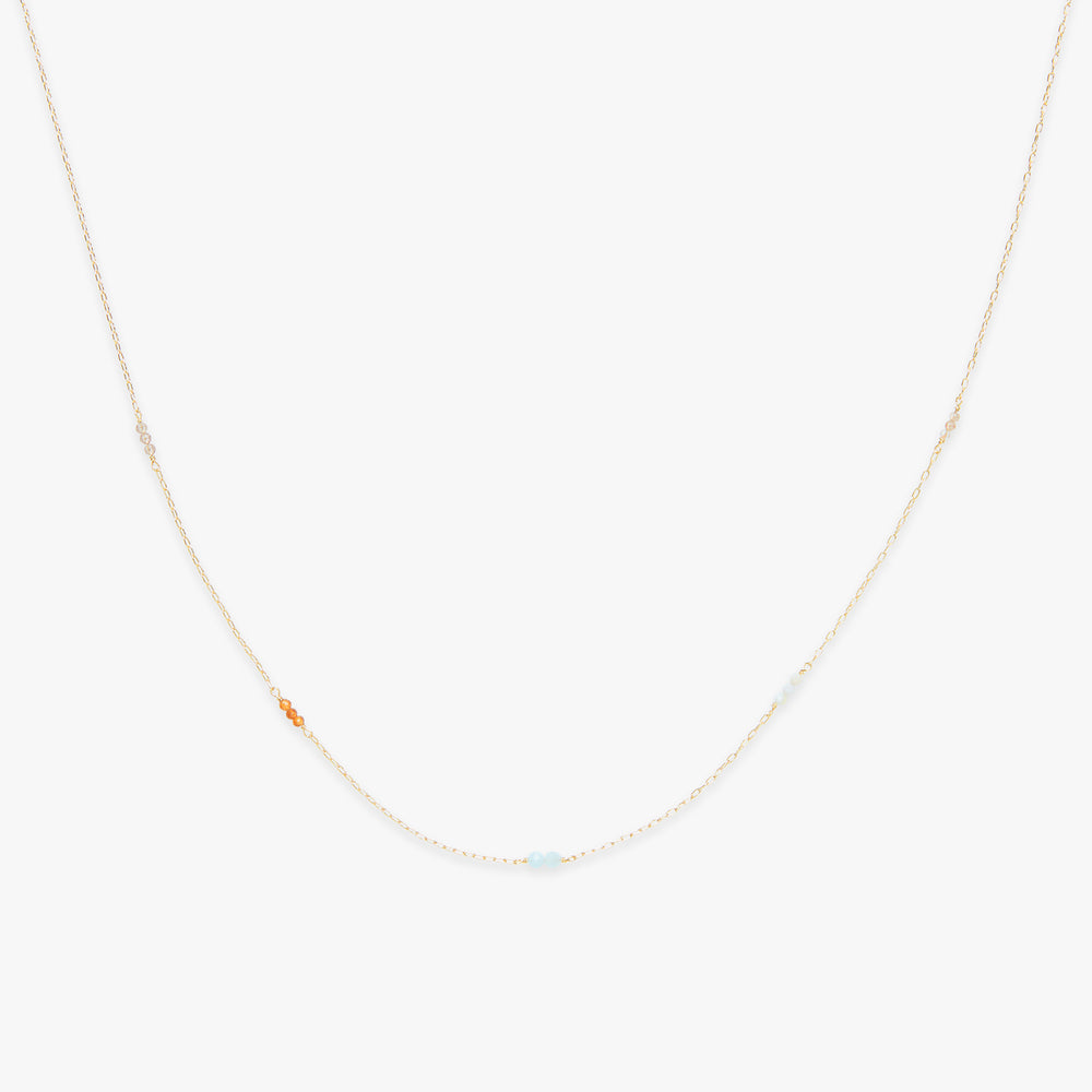 Candy Sunset palette ketting gold filled