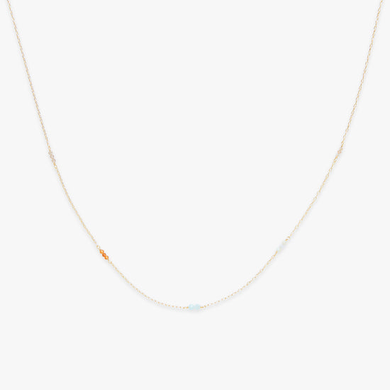 Candy Sunset palette ketting gold filled
