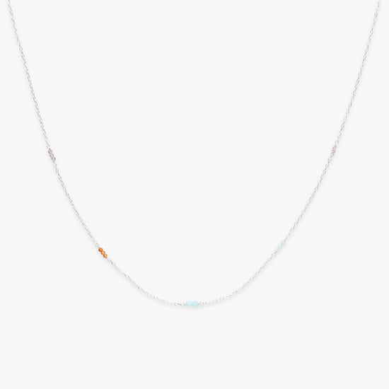 Candy Sunset palette ketting zilver