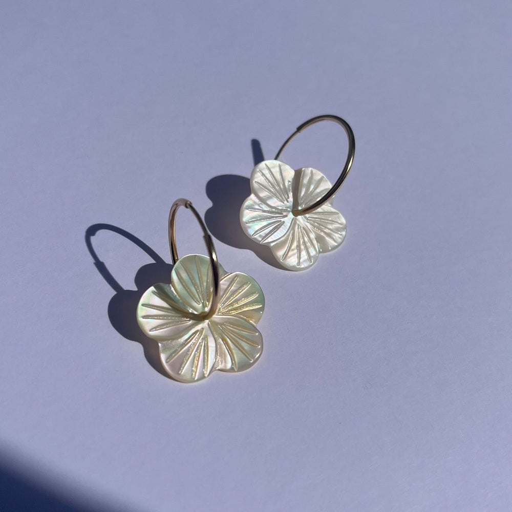 Wildflower earring gold filled