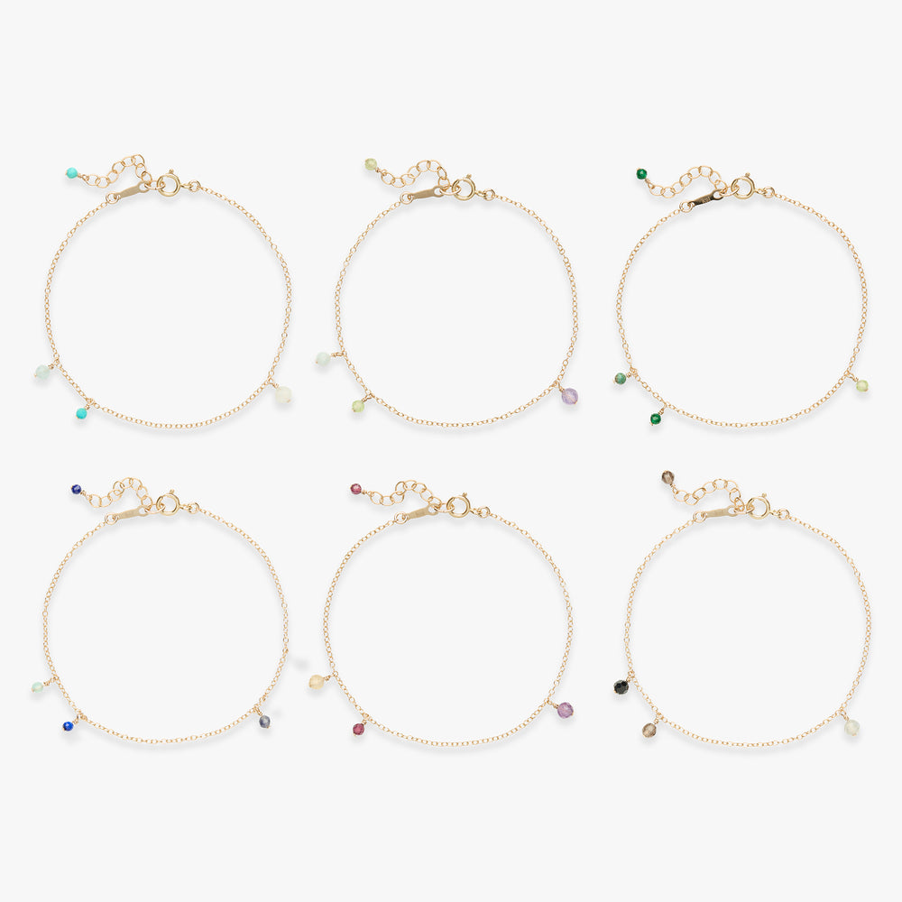 Minimal Palette bracelet gold filled