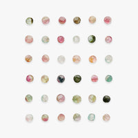 Add-on multicolour round tourmaline 5mm part II