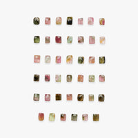 Add-on multicolour rectangle tourmaline part IV