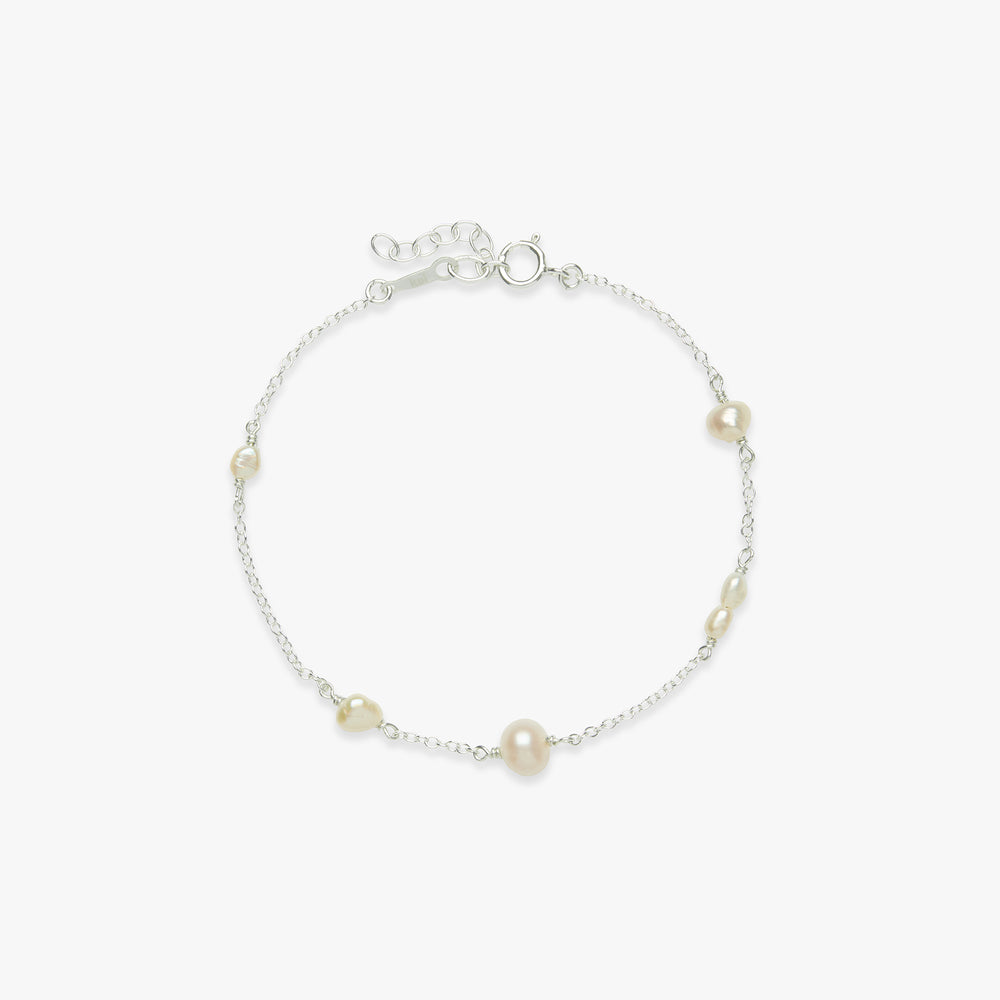 Pearl Party bracelet silver