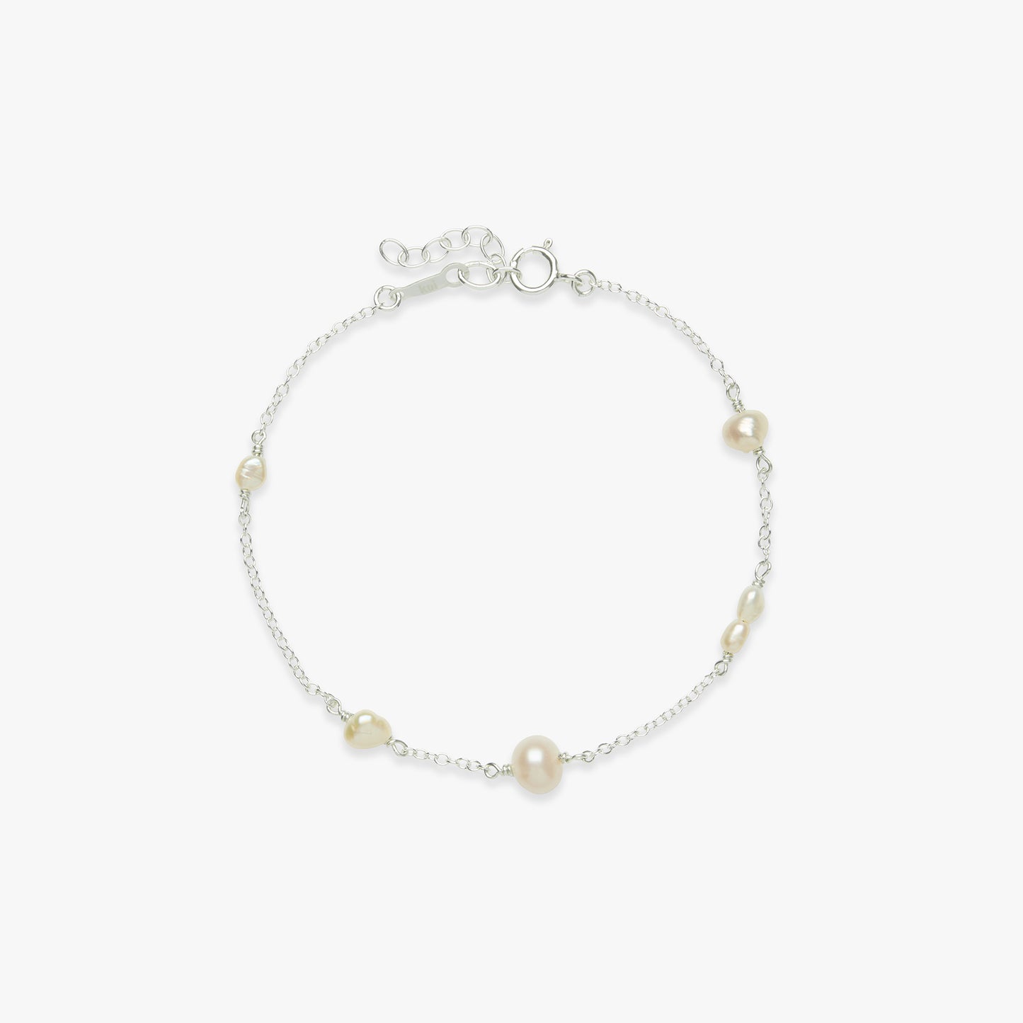 Pearl Party bracelet silver