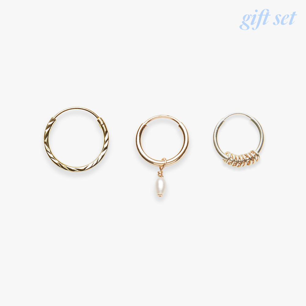 Perfect Basic earring set gold