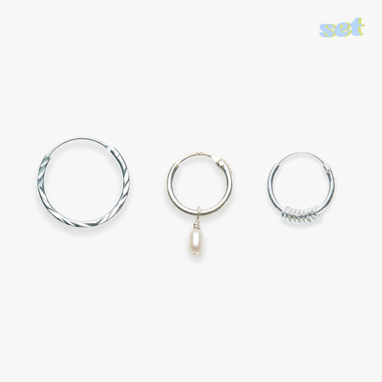 Perfect Basic earring set silver