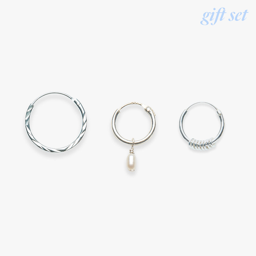 Perfect Basic earring set silver