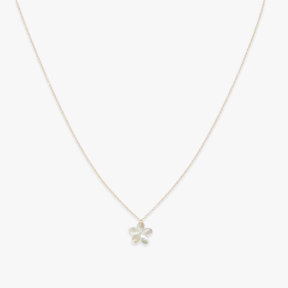 Plumeria 2.0 ketting gold filled