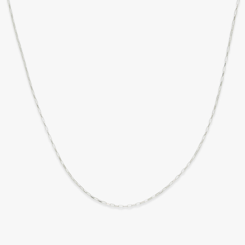 Rolo chain necklace silver