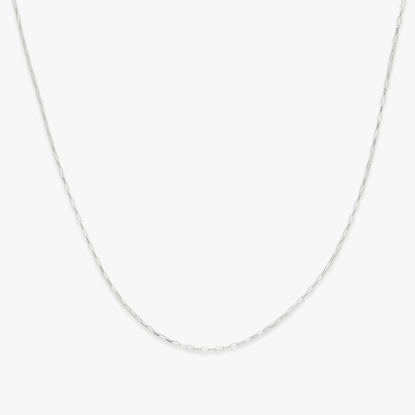 Rolo chain necklace silver