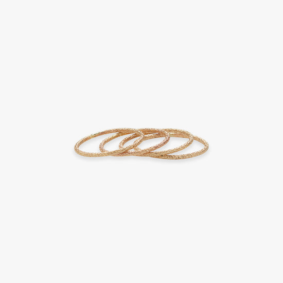 Sparkle stacking ring gold filled