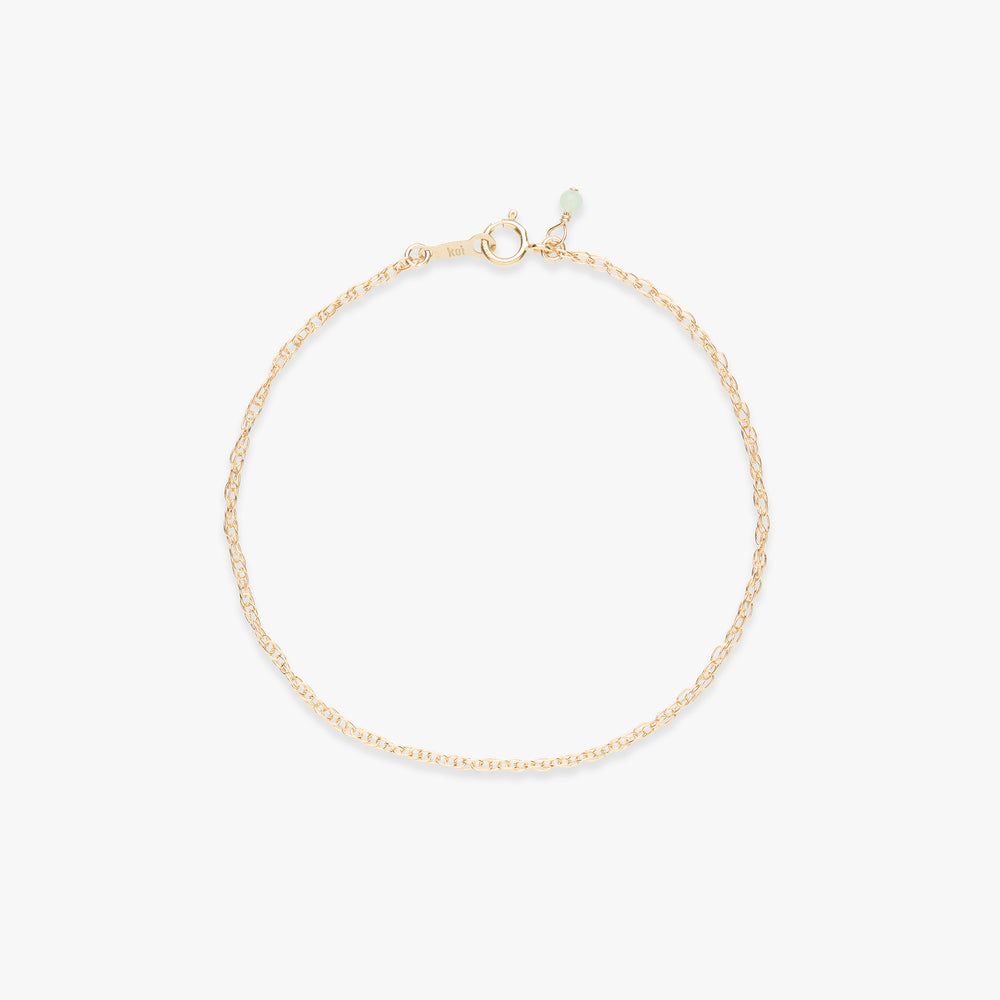 Twist chain armband gold filled