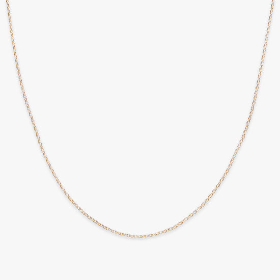 Basic twist chain necklace gold filled