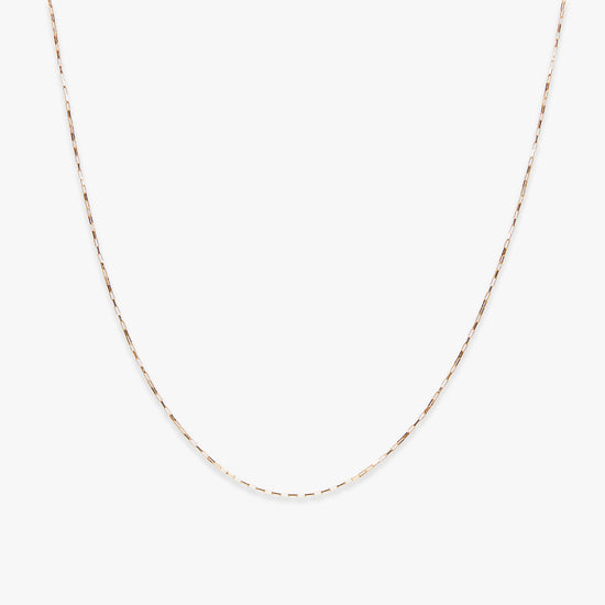 Box chain necklace gold filled