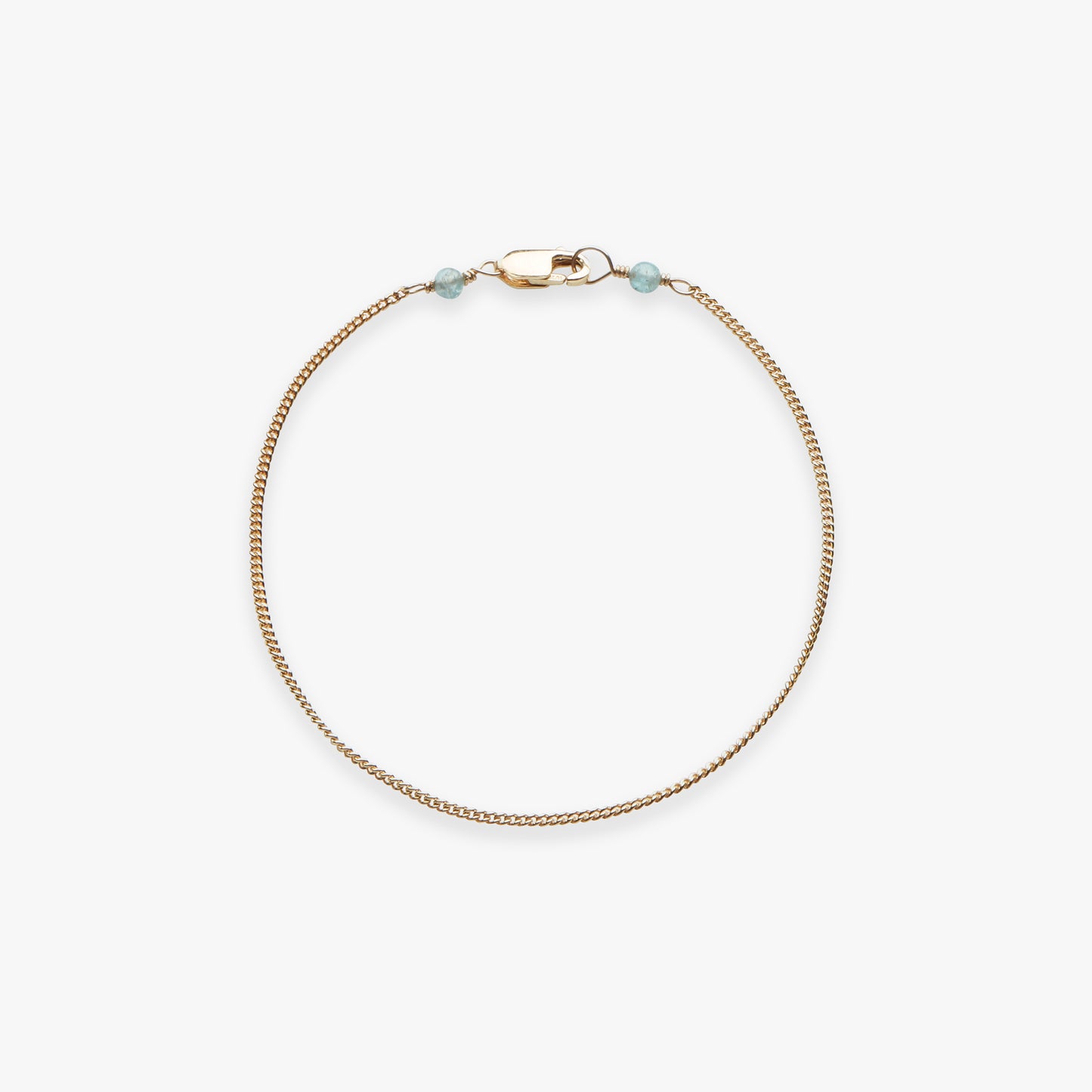 Load image into Gallery viewer, Curb chain bracelet gold filled
