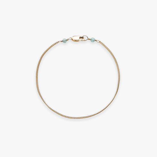 Load image into Gallery viewer, Curb chain bracelet gold filled

