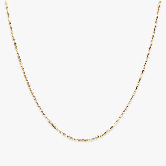 Basic curb chain ketting gold filled