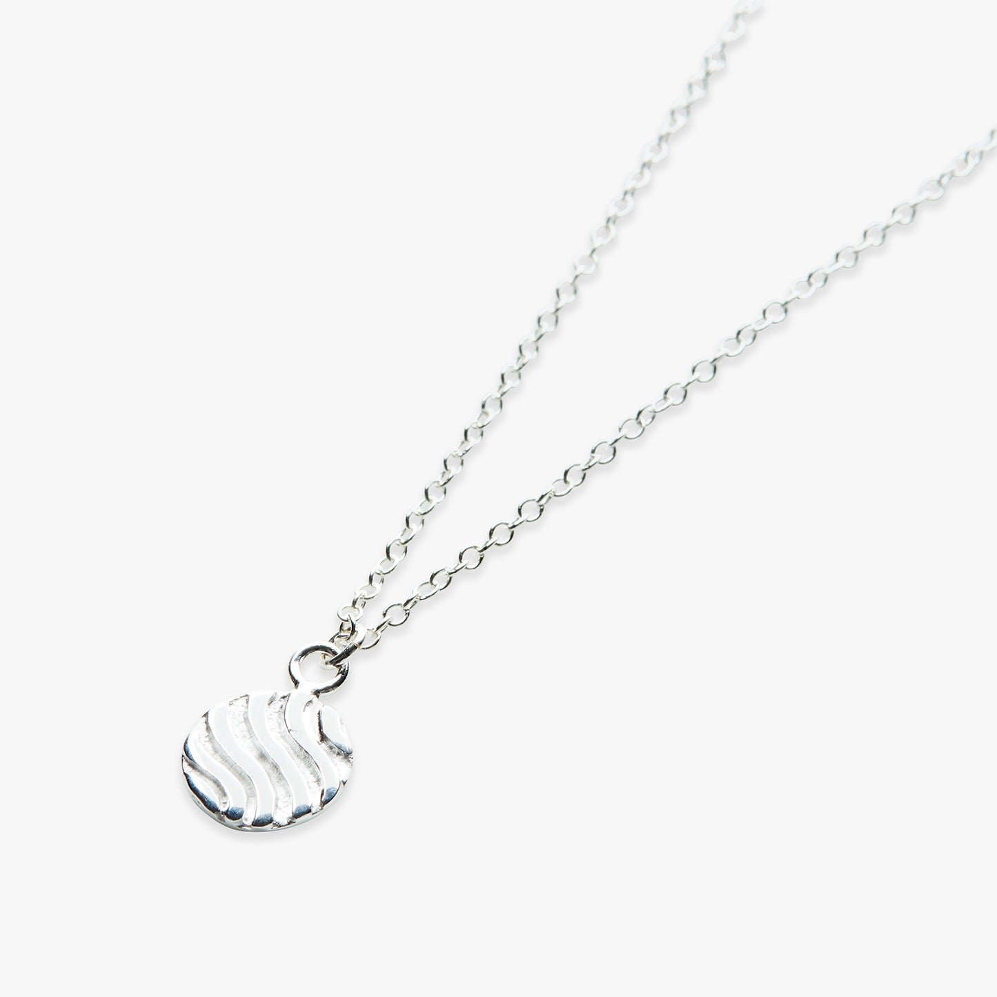 Little Dunes pendant necklace silver