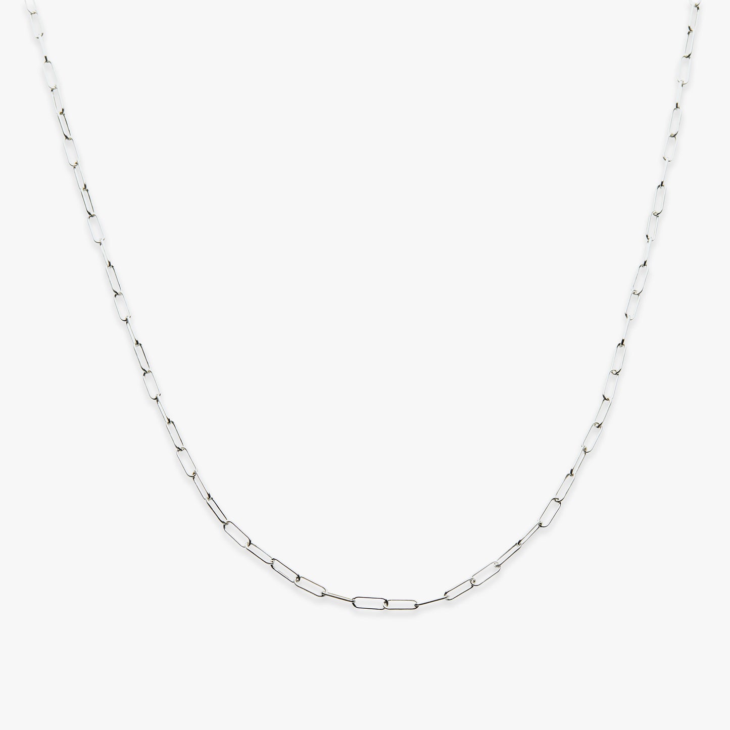 UPGRADE - Paperclip chain sterling silver