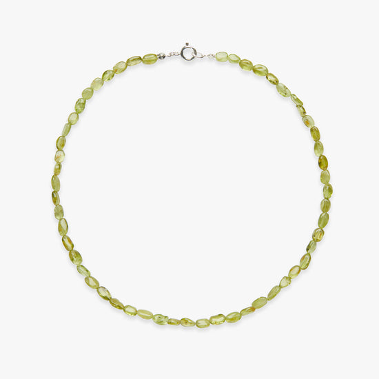 Pixie peridot necklace silver