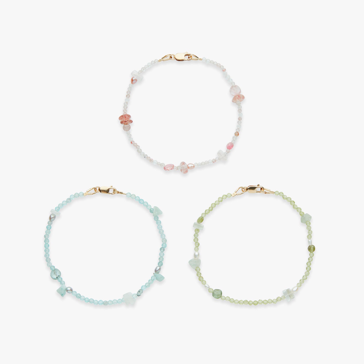 Powerpuff bracelet gold filled