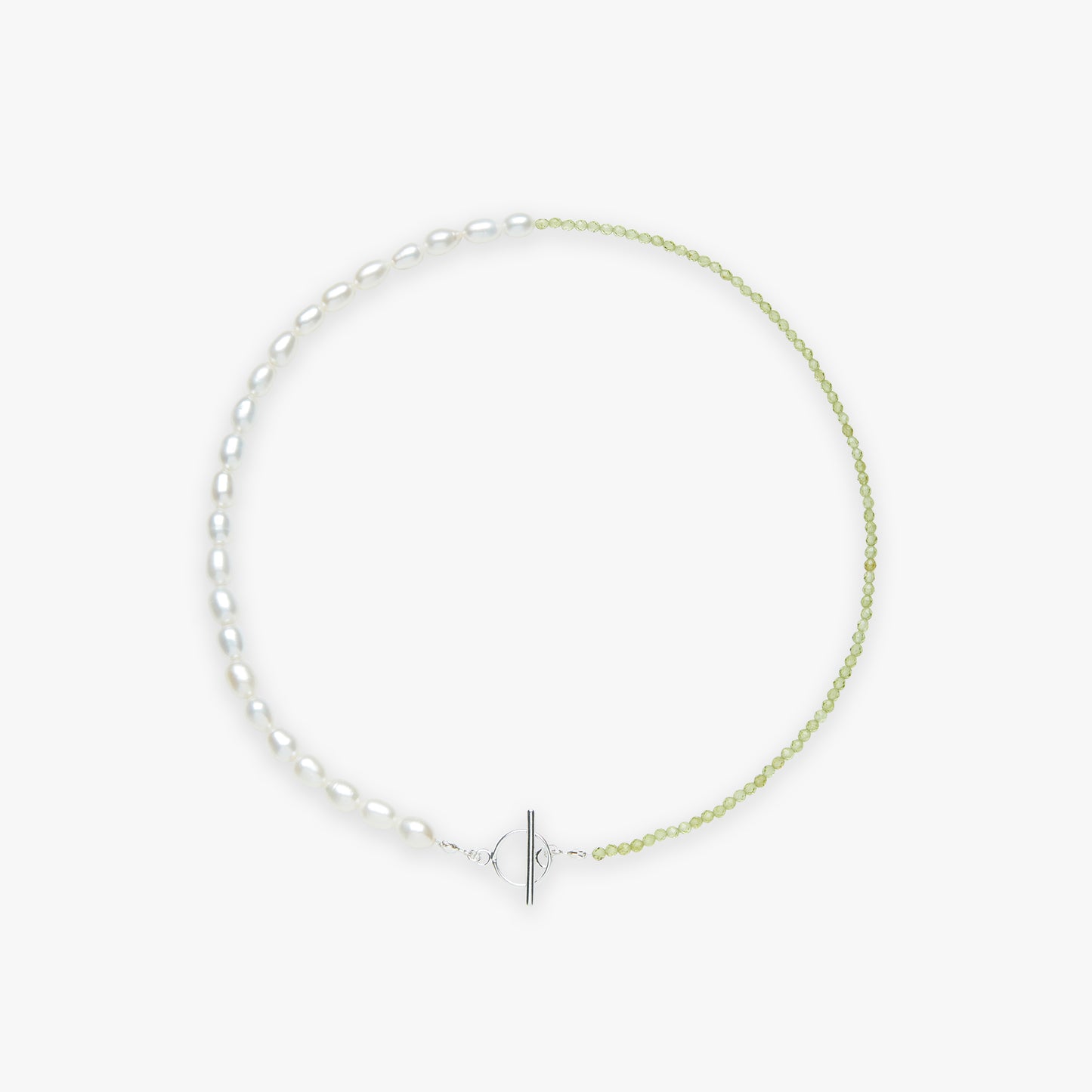 Rêve single colour necklace silver