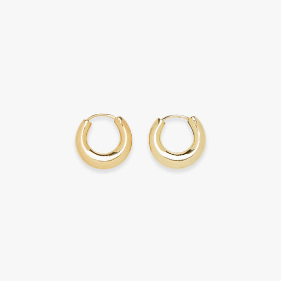 Small chunky earring gold