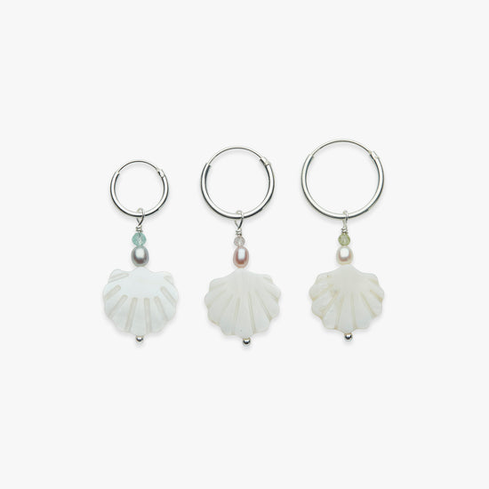 Load image into Gallery viewer, Splash earring silver

