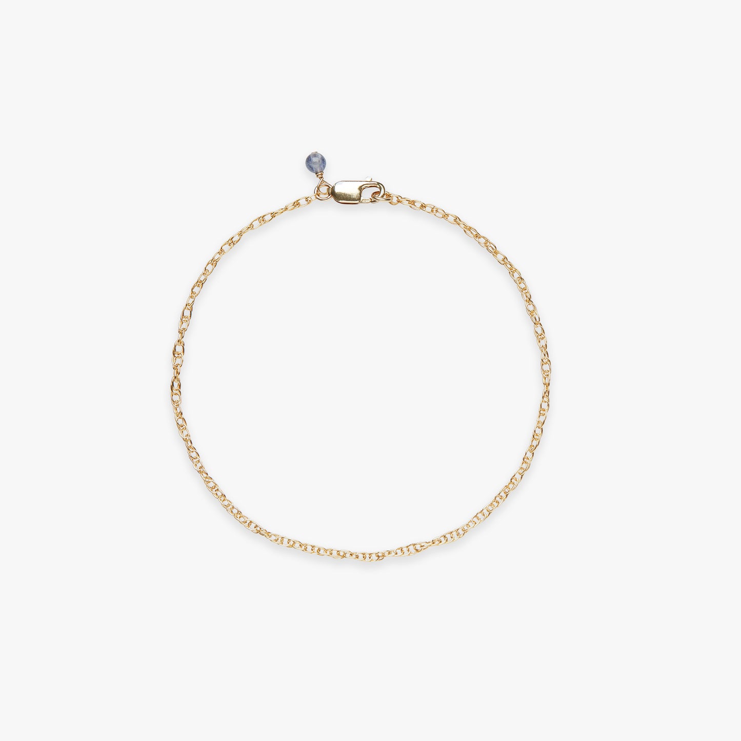 Twist chain armband gold filled